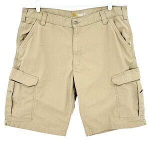 Carhartt Men's Force Broxton Tan Cargo Short Relaxed Fit Size 40